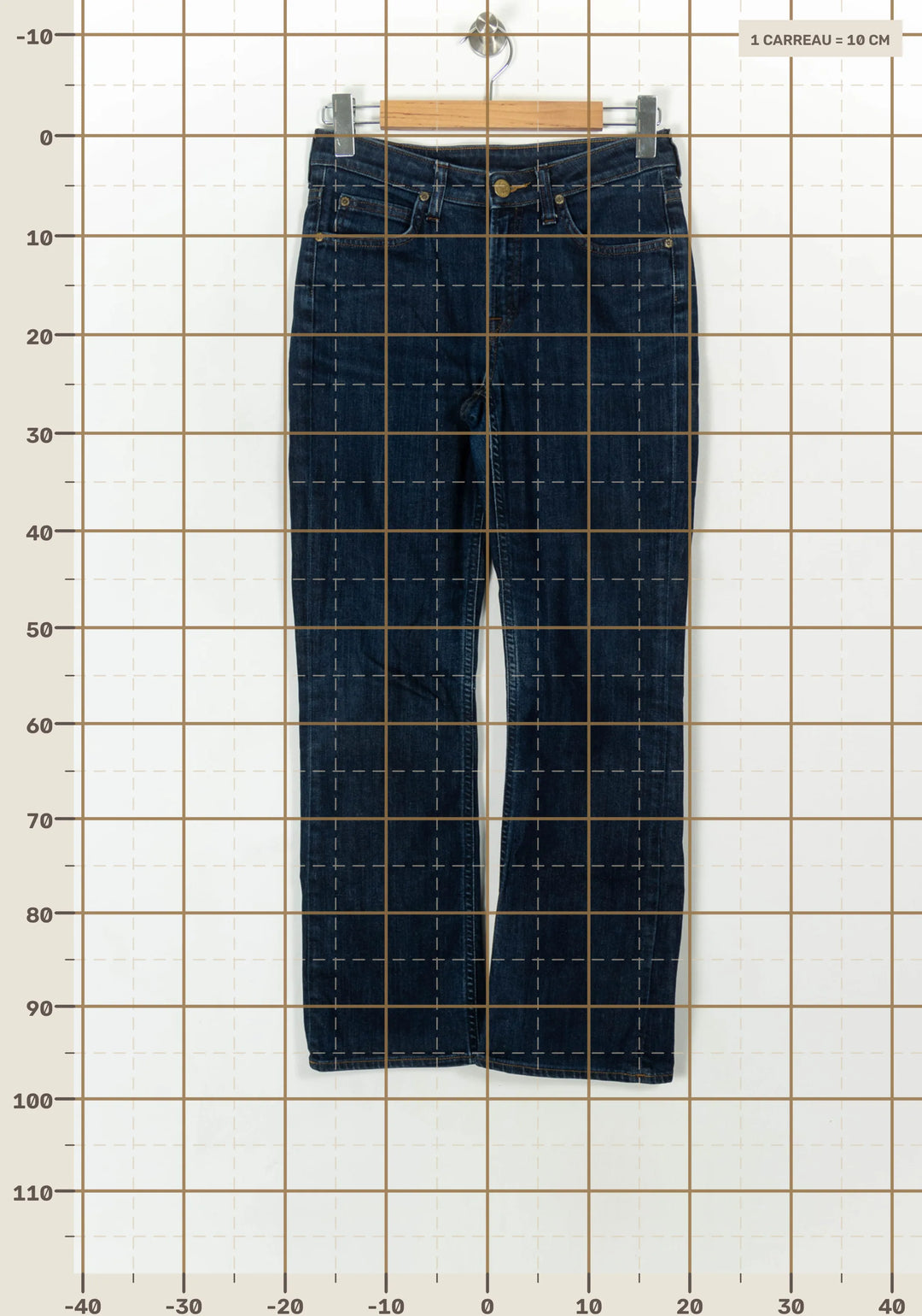 Jean Bleu - Taille L/40 de la marque Lee | PARAD99711 - Vendu par Paradigme - Image 4