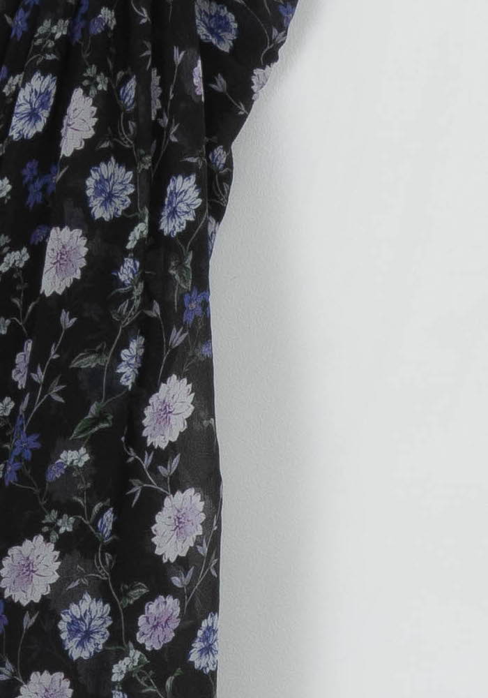 Jupe Longue Noire et Violette - Taille S/36 de la marque The Kooples | PARAD99714 - Vendu par Paradigme - Image 3