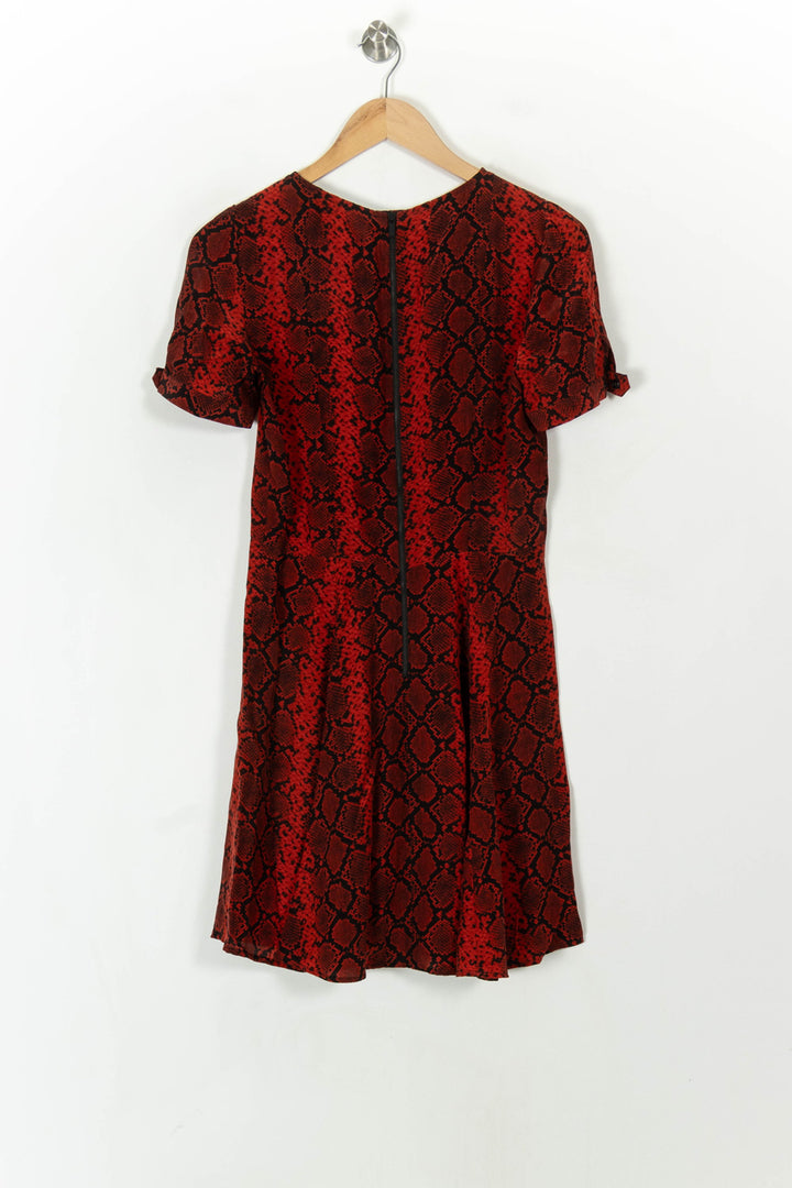 Robe Courte Rouge et Noire - Taille M/38 de la marque The Kooples | PARAD99716 - Vendu par Paradigme - Image 5