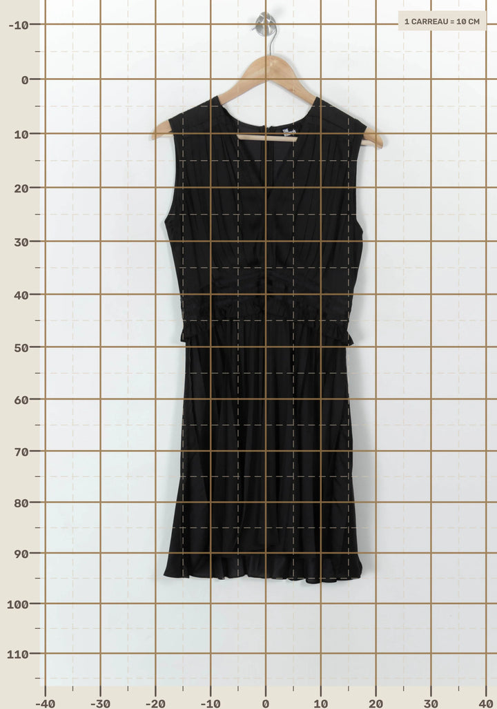 Robe Noire - Taille M/38 de la marque The Kooples | PARAD99717 - Vendu par Paradigme - Image 4