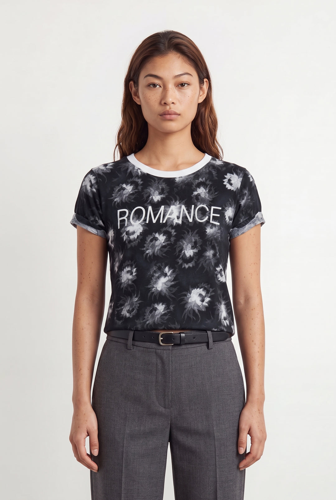 Tee-shirt Noir et Blanc - Taille S/36 de la marque Sandro | PARAD99720 - Vendu par Paradigme - Image 1