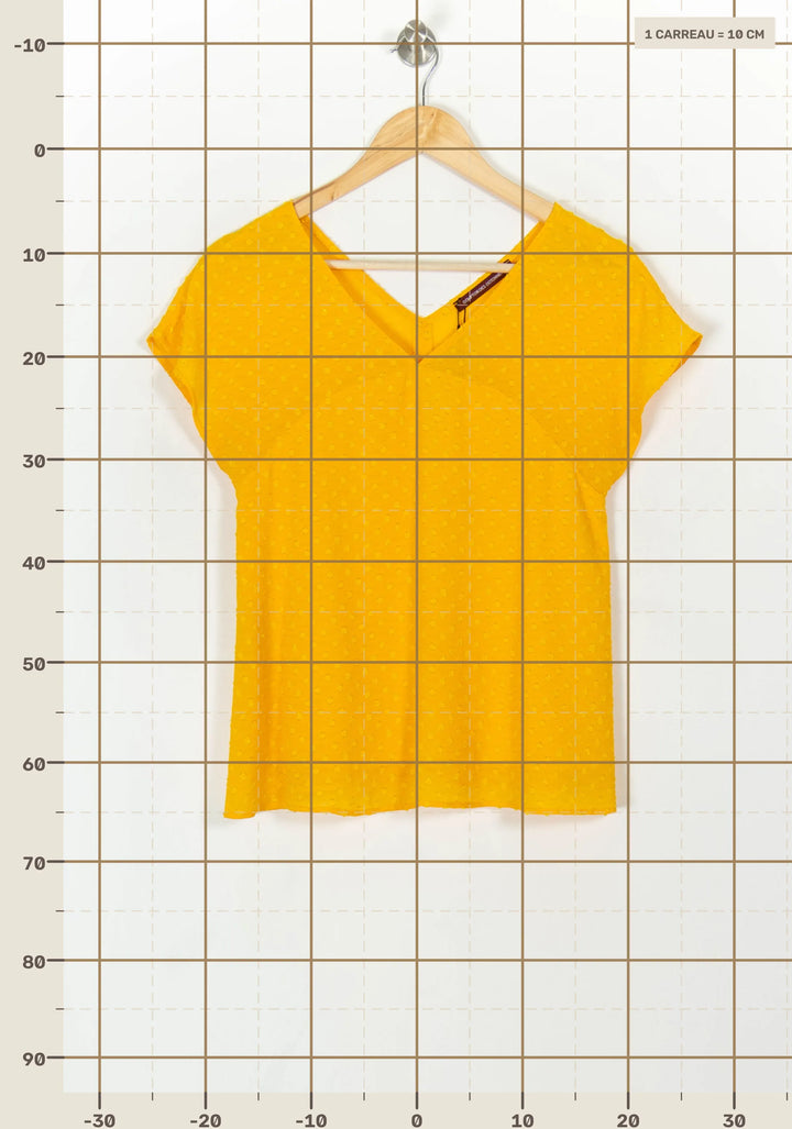 Blouse Jaune - Taille S/36 de la marque Comptoir des Cotonniers | PARAD99721 - Vendu par Paradigme - Image 4