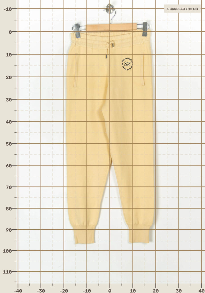 Pantalon De Jogging Jaune - Taille XS/34 de la marque Sandro | PARAD99725 - Vendu par Paradigme - Image 4