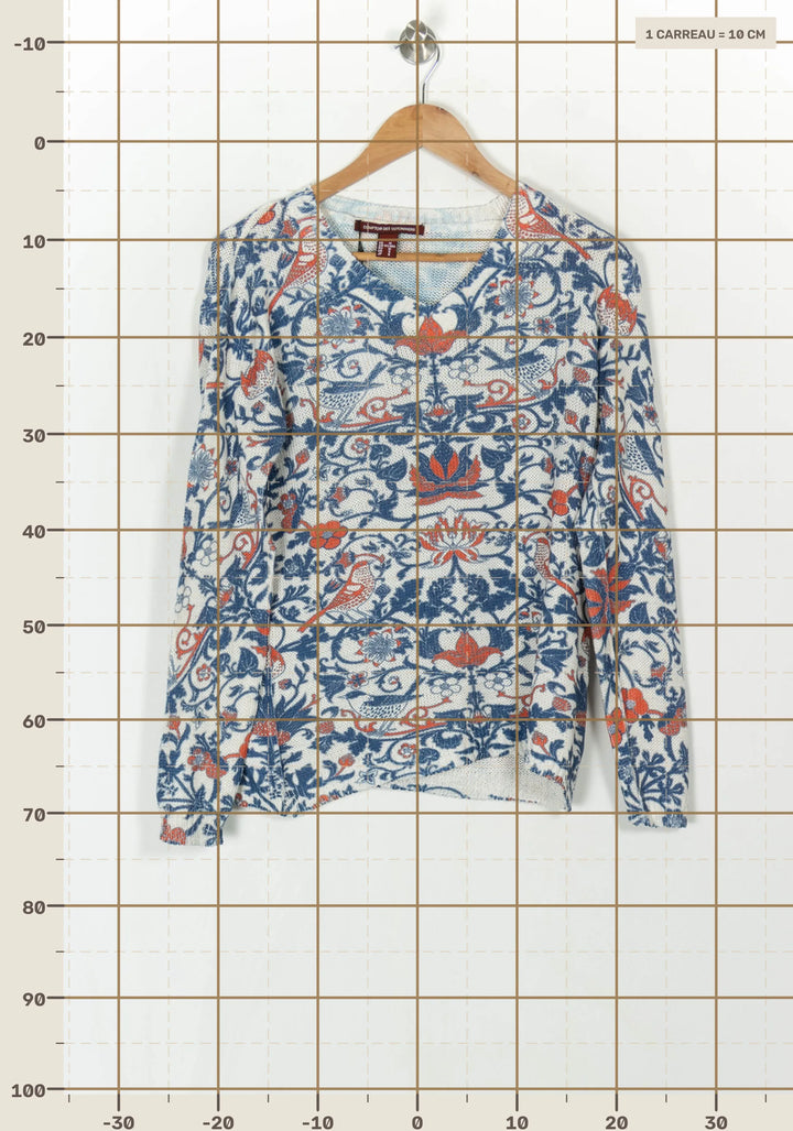 Pull Bleu et Blanc - Taille M/38 de la marque Comptoir des Cotonniers | PARAD99727 - Vendu par Paradigme - Image 4