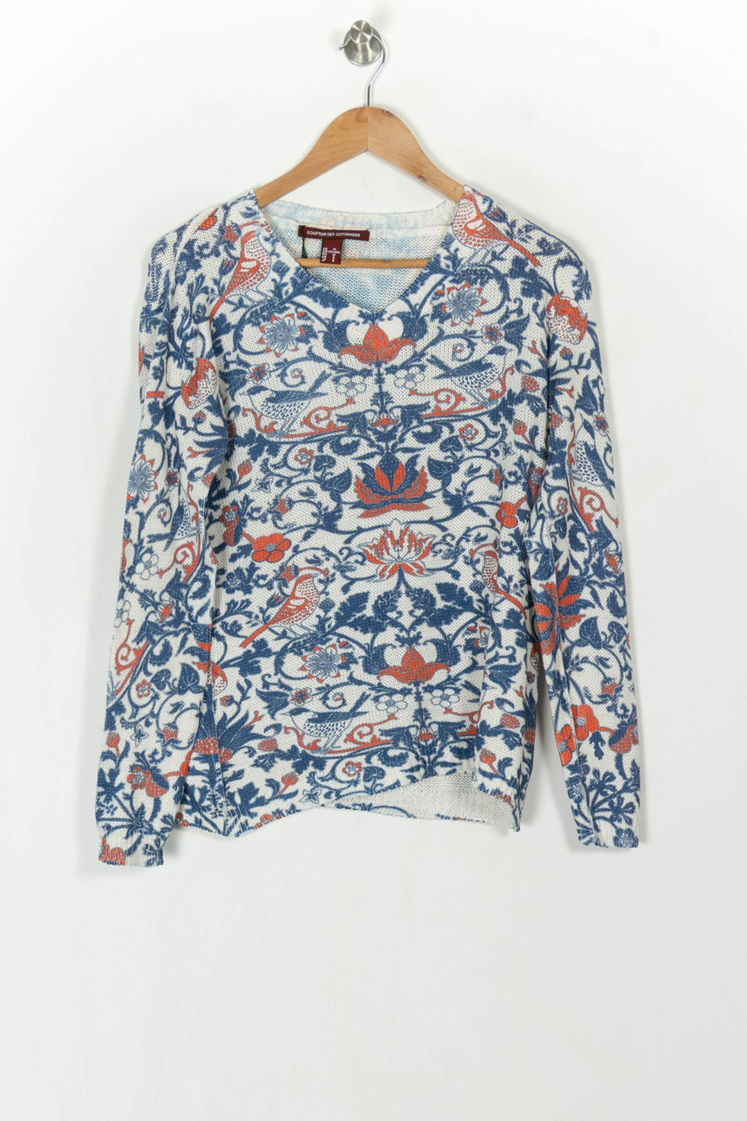 Pull Bleu et Blanc - Taille M/38 de la marque Comptoir des Cotonniers | PARAD99727 - Vendu par Paradigme - Image 2