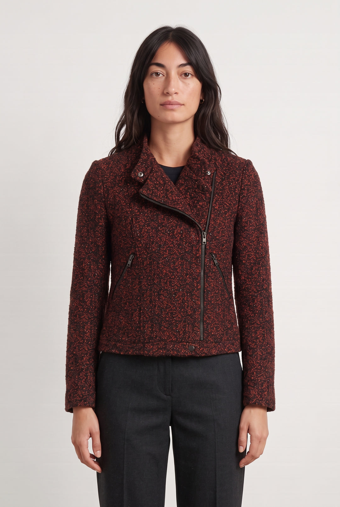 Veste Noire et Orange - Taille XS/34 de la marque Grace & Mila | PARAD99729 - Vendu par Paradigme - Image 1