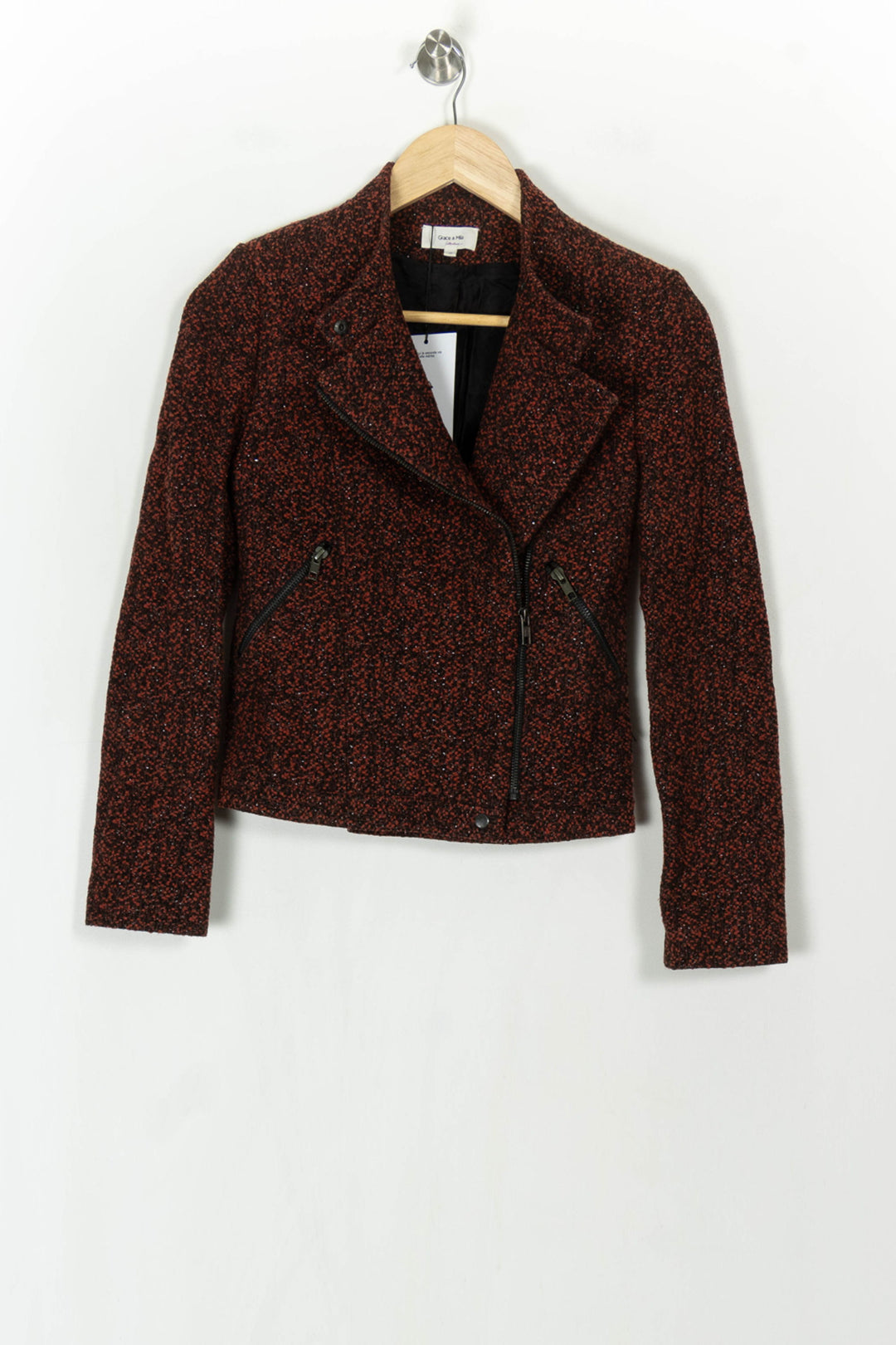 Veste Noire et Orange - Taille XS/34 de la marque Grace &amp; Mila | PARAD99729 - Vendu par Paradigme - Image 2