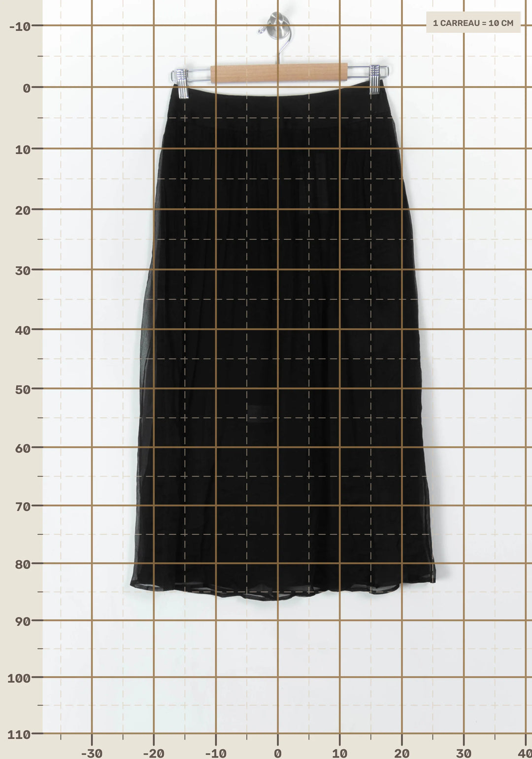 Jupe Longue Noire - Taille S/36 de la marque Comptoir des Cotonniers | PARAD99730 - Vendu par Paradigme - Image 4