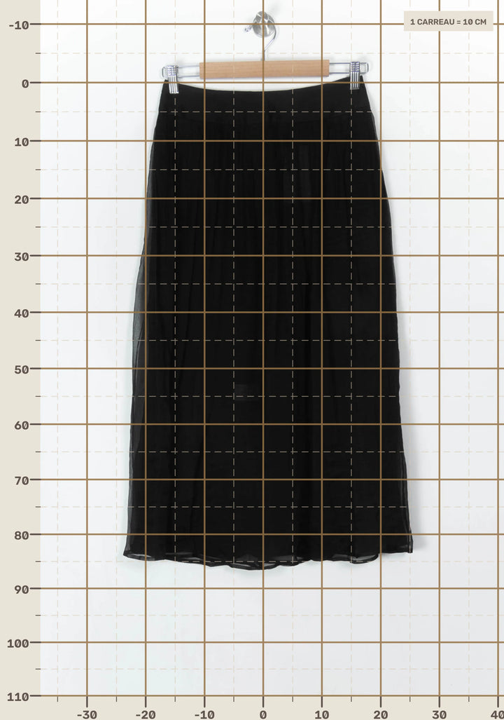 Jupe Longue Noire - Taille S/36 de la marque Comptoir des Cotonniers | PARAD99730 - Vendu par Paradigme - Image 4
