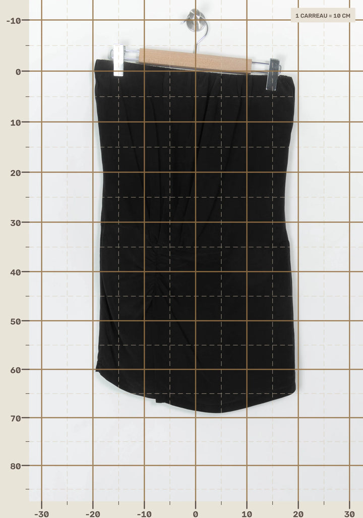 Jupe Drapée Noire - Taille S/36 de la marque IRO | PARAD99734 - Vendu par Paradigme - Image 4