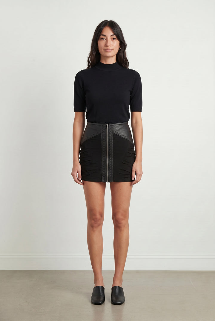 Jupe Courte Noire - Taille S/36 de la marque IRO | PARAD99736 - Vendu par Paradigme - Image 1