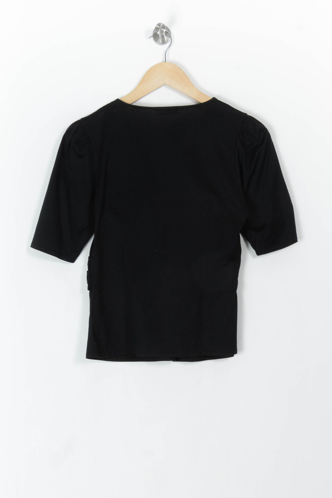 Blouse Noire - Taille S/36 de la marque Sandro | PARAD99743 - Vendu par Paradigme - Image 4