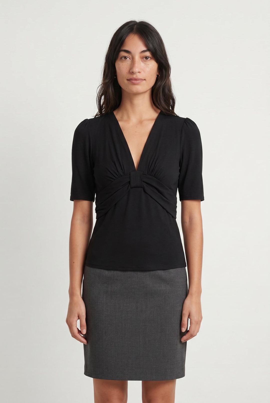 Blouse Noire - Taille S/36 de la marque Sandro | PARAD99743 - Vendu par Paradigme - Image 1