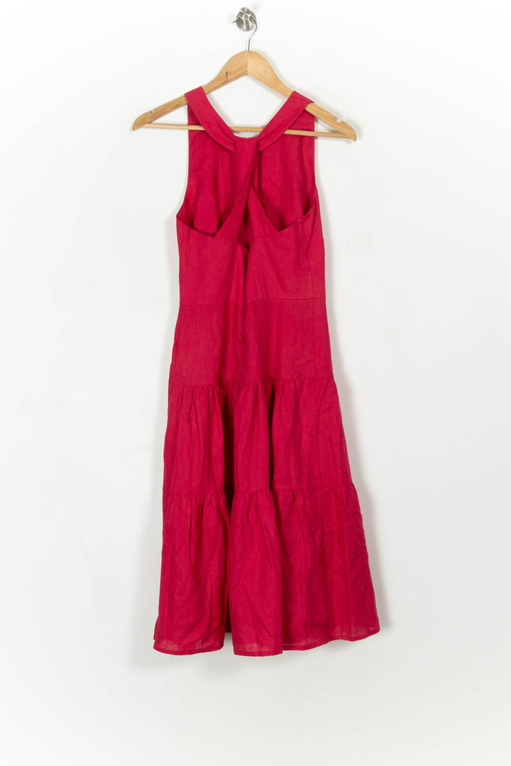Robe Midi Rose - Taille S/36 de la marque Caroll | PARAD99749 - Vendu par Paradigme - Image 4