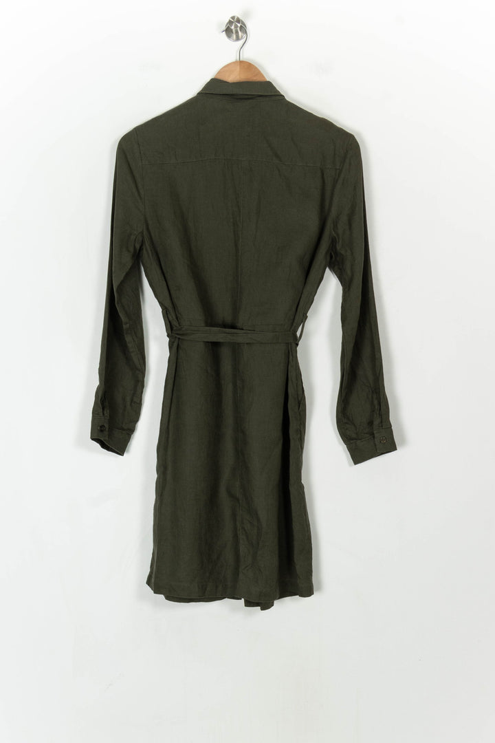 Robe Chemise Verte - Taille S/36 de la marque Maison 123 | PARAD99760 - Vendu par Paradigme - Image 5