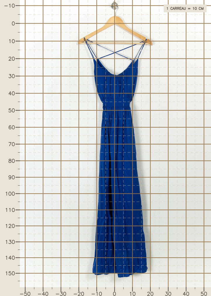 Robe Longue Bleue - Taille S/36 de la marque Kookai | PARAD99761 - Vendu par Paradigme - Image 4