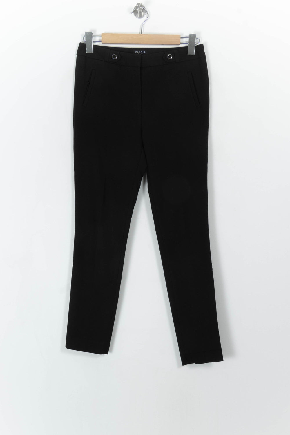Pantalon Noir - Taille M/38 de la marque Caroll | PARAD99765 - Vendu par Paradigme - Image 2