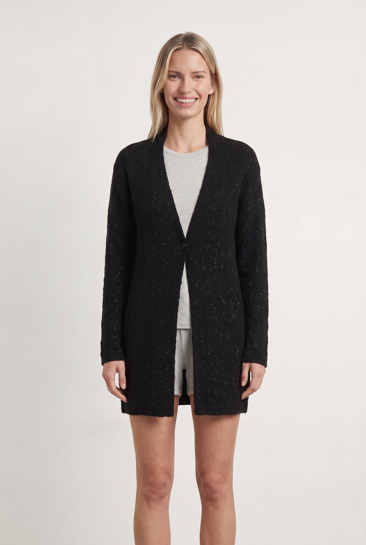 Cardigan Noir - Taille S/36 de la marque One Step | PARAD99766 - Vendu par Paradigme - Image 1