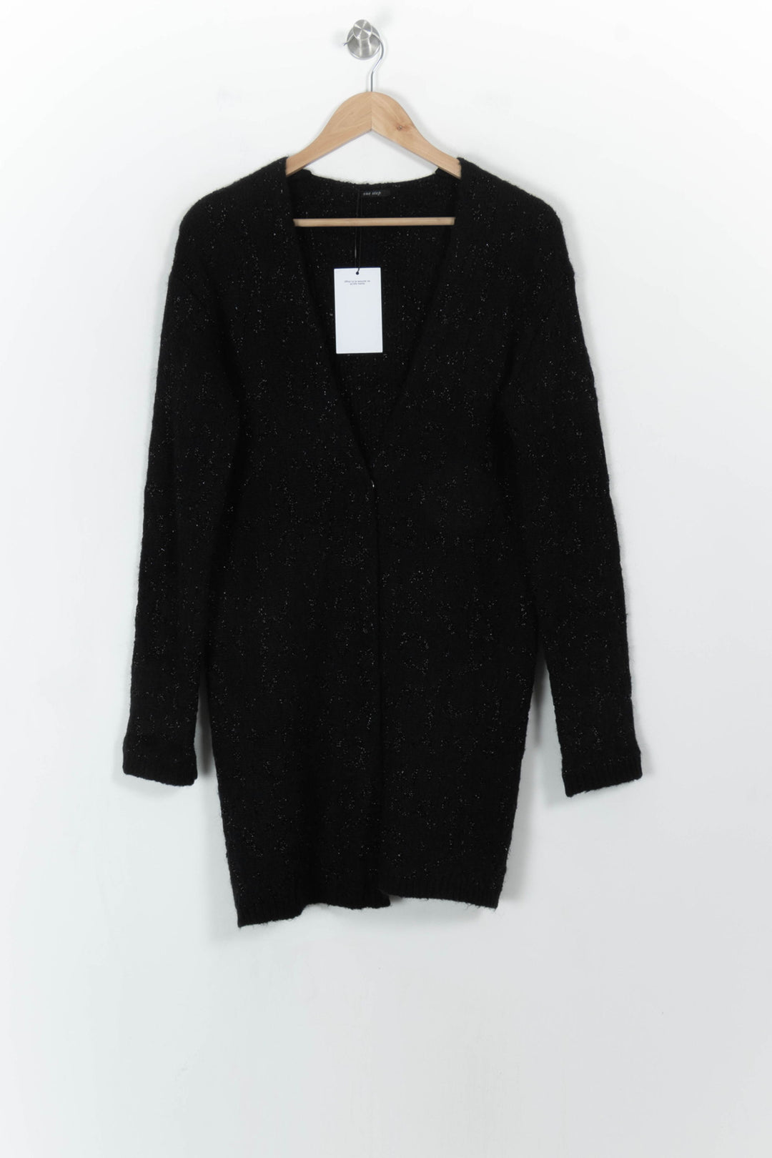 Cardigan Noir - Taille S/36 de la marque One Step | PARAD99766 - Vendu par Paradigme - Image 2