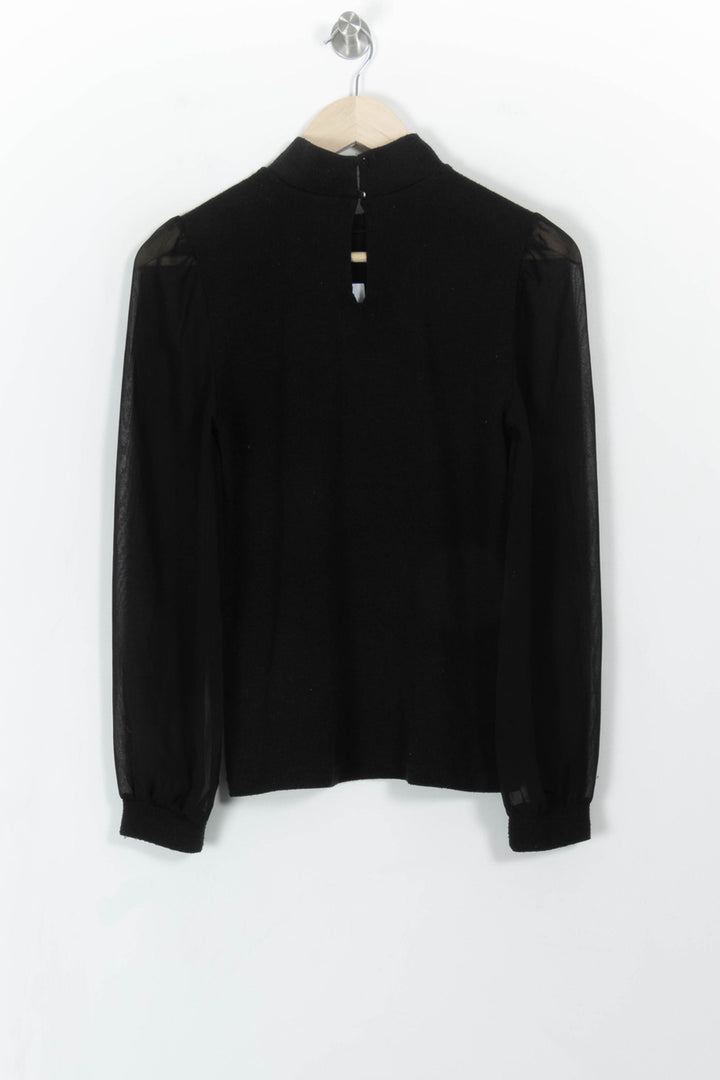 Blouse Noire - Taille S/36 de la marque IKKS | PARAD99767 - Vendu par Paradigme - Image 5