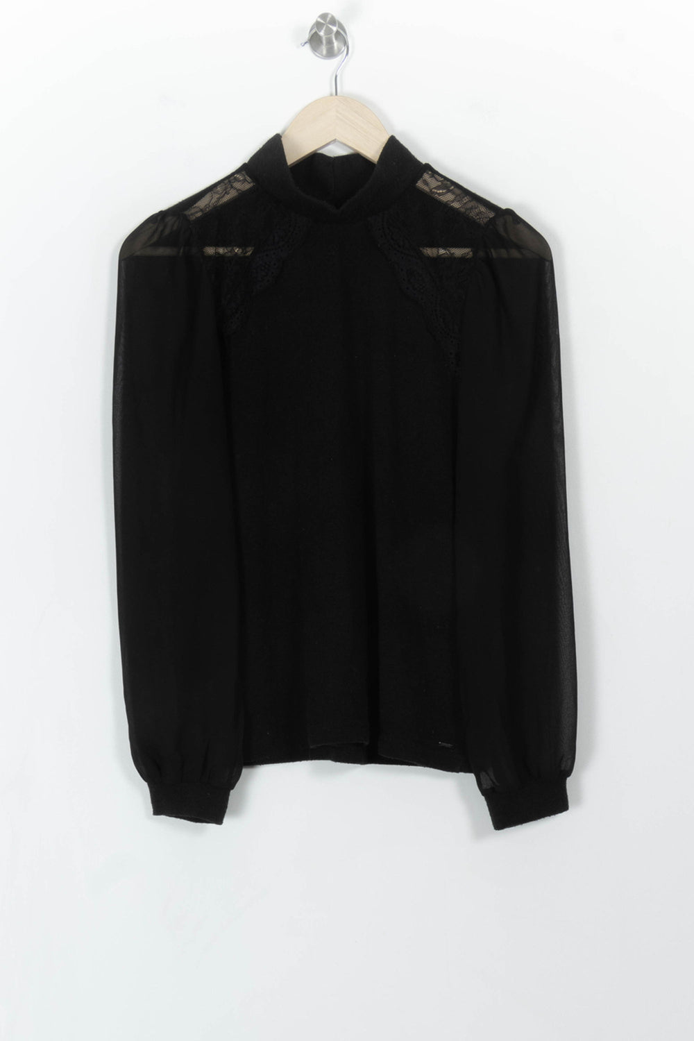 Blouse Noire - Taille S/36 de la marque IKKS | PARAD99767 - Vendu par Paradigme - Image 2