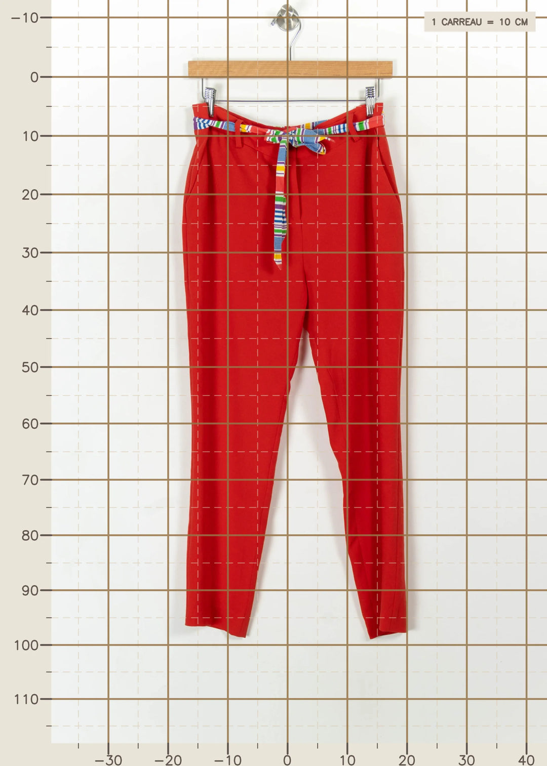 Pantalon Rouge - Taille M/38 de la marque Maje | PARAD99770 - Vendu par Paradigme - Image 4