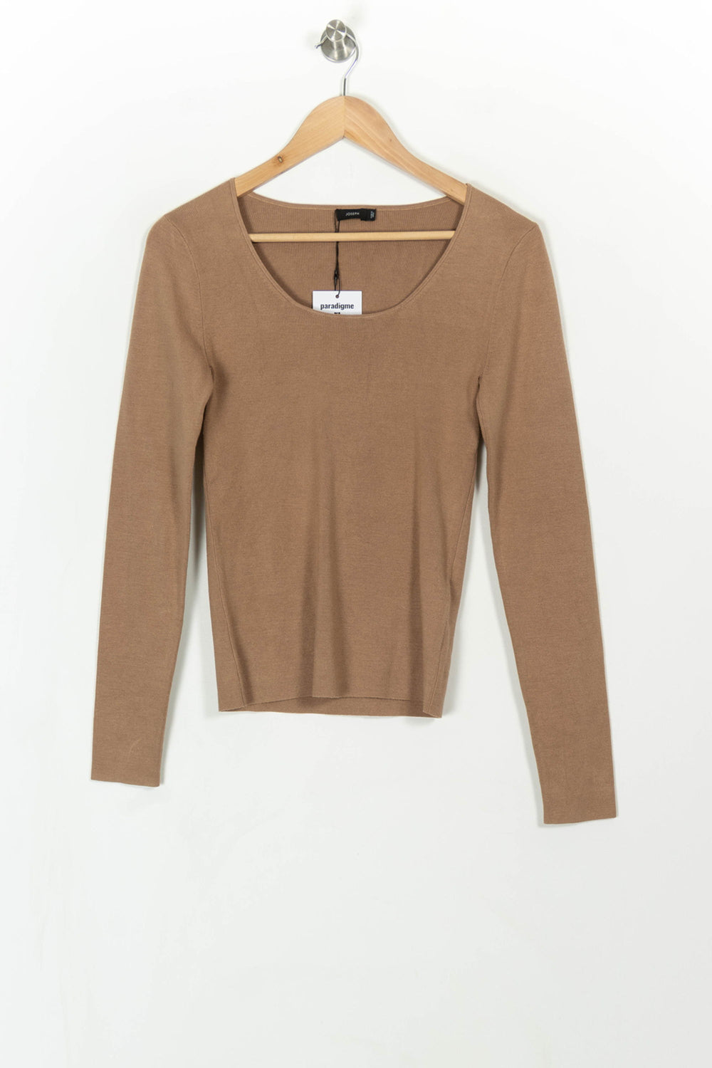 Pull Col Rond Marron - Taille L/40 de la marque Joseph | PARAD99776 - Vendu par Paradigme - Image 2