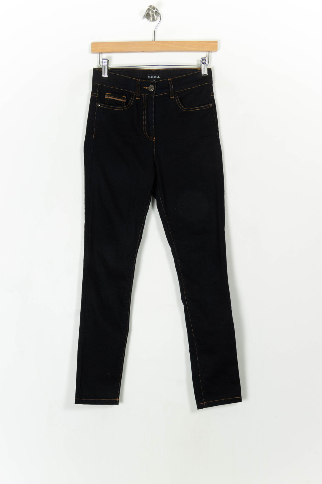 Jean Bleu Foncé - Taille XS/34 de la marque Caroll | PARAD99778 - Vendu par Paradigme - Image 2