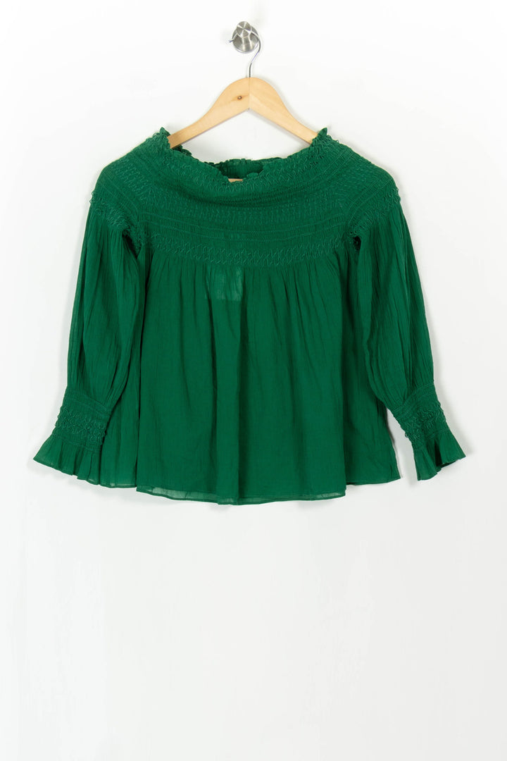 Blouse Verte - Taille M/38 de la marque Maje | PARAD99803 - Vendu par Paradigme - Image 4