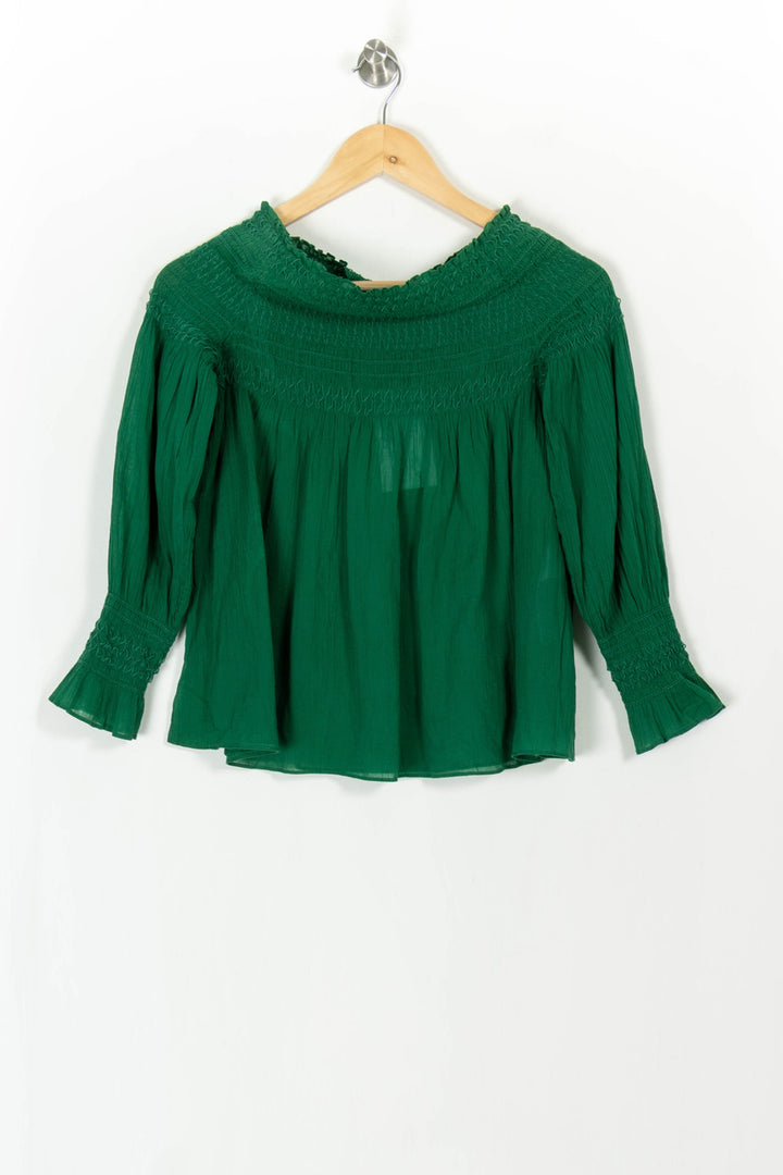Blouse Verte - Taille M/38 de la marque Maje | PARAD99803 - Vendu par Paradigme - Image 2
