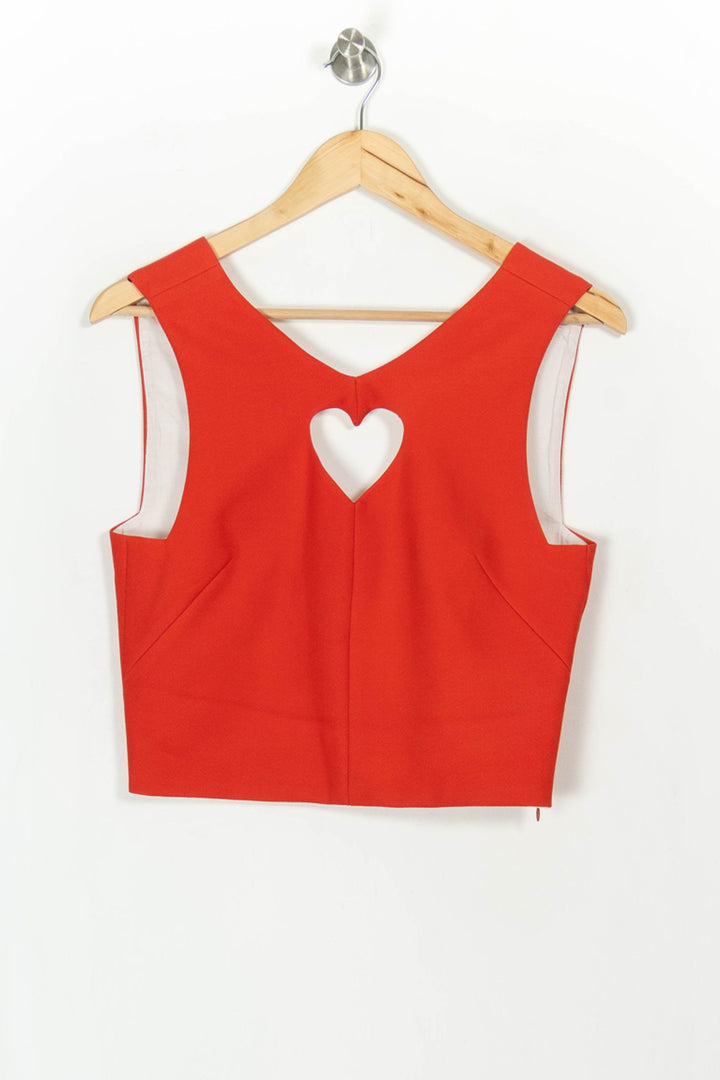 Crop top Rouge - Taille S/36 de la marque Bimba y Lola | PARAD99812 - Vendu par Paradigme - Image 2
