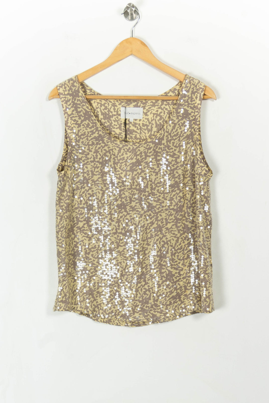 Débardeur Beige et Doré - Taille L/40 de la marque Sud express | PARAD99813 - Vendu par Paradigme - Image 2