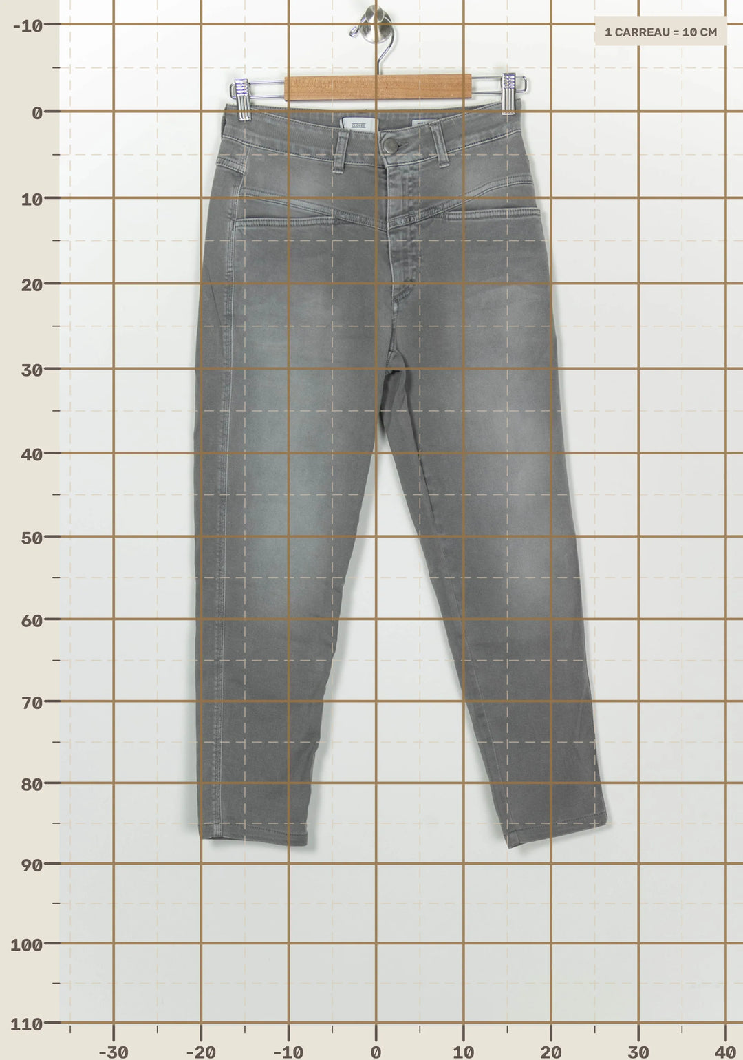 Jean Gris - Taille XXL/44 de la marque Closed | PARAD99822 - Vendu par Paradigme - Image 4
