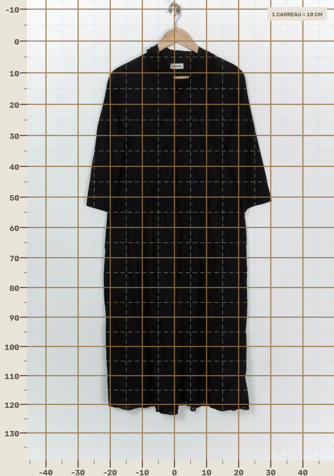 Robe Longue Noire - Taille M/38 de la marque Zadig&amp;Voltaire | PARAD99828 - Vendu par Paradigme - Image 4