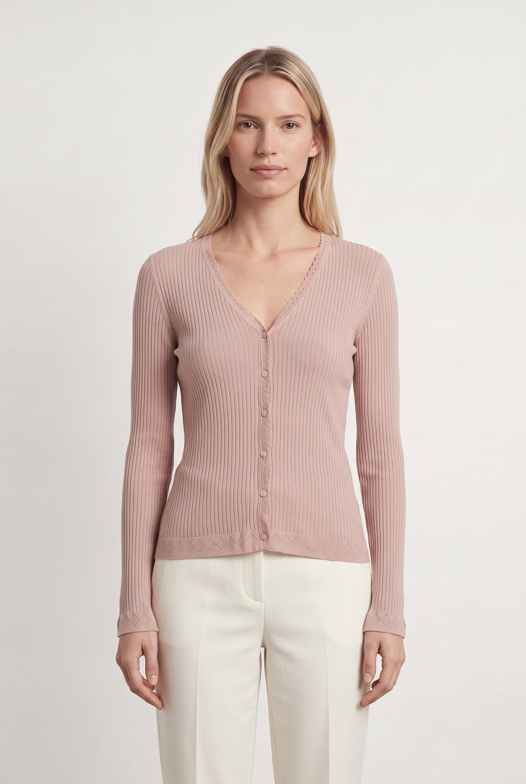 Cardigan Rose - Taille M/38 de la marque Gerard Darel | PARAD99831 - Vendu par Paradigme - Image 1