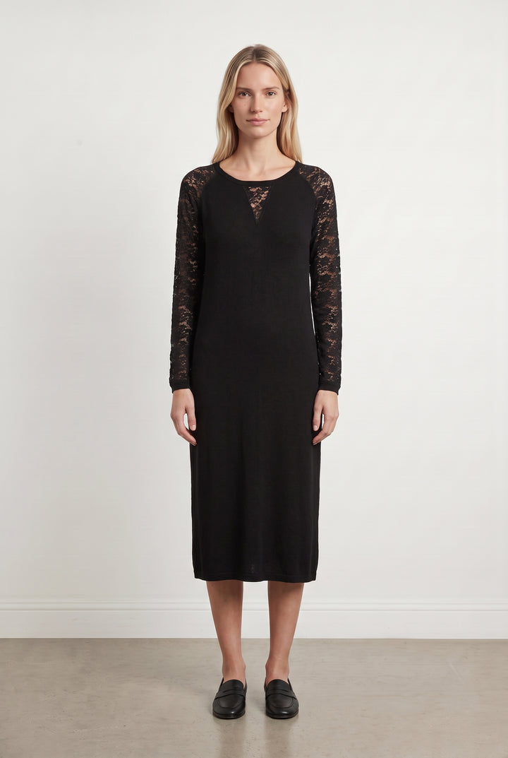 Robe Midi Noire - Taille M/38 de la marque Gerard Darel | PARAD99832 - Vendu par Paradigme - Image 1