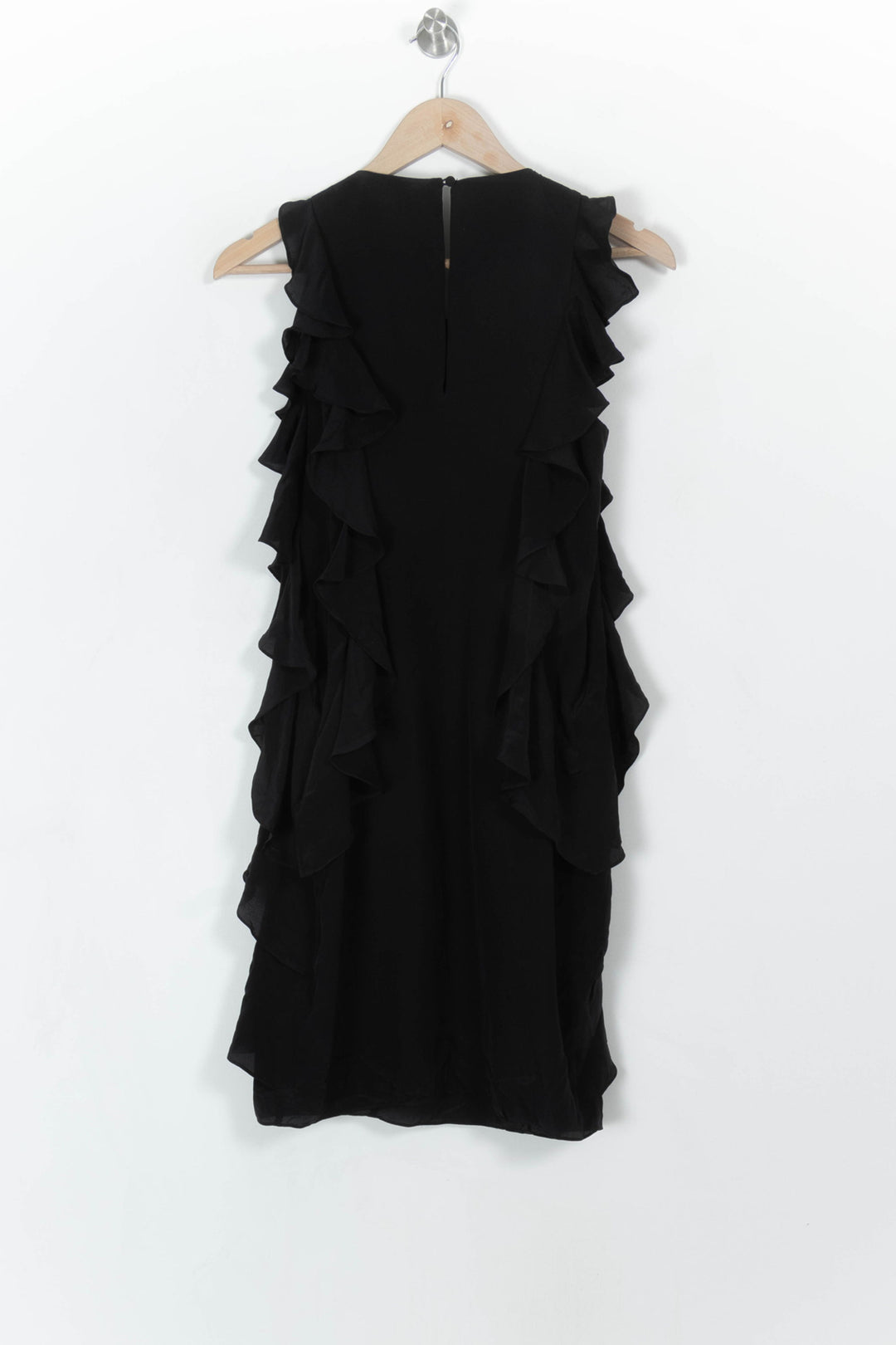 Robe Volantée Noire - Taille M/38 de la marque Maje | PARAD99838 - Vendu par Paradigme - Image 4
