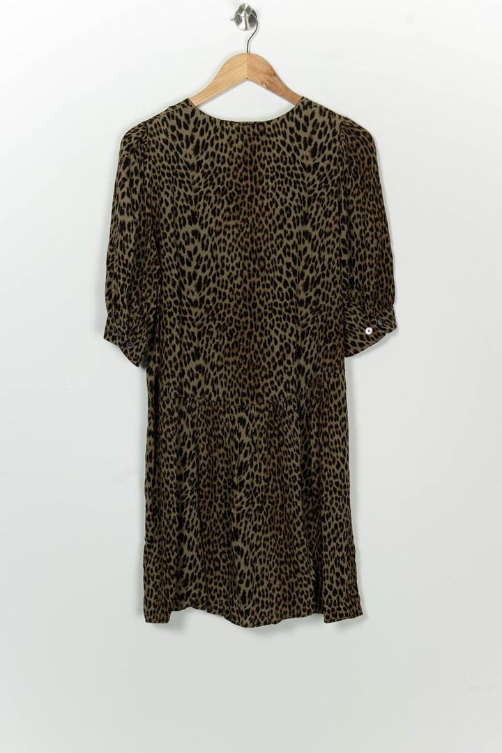 Robe Midi Marron et Noire - Taille L/40 de la marque Zadig&amp;Voltaire | PARAD99840 - Vendu par Paradigme - Image 5