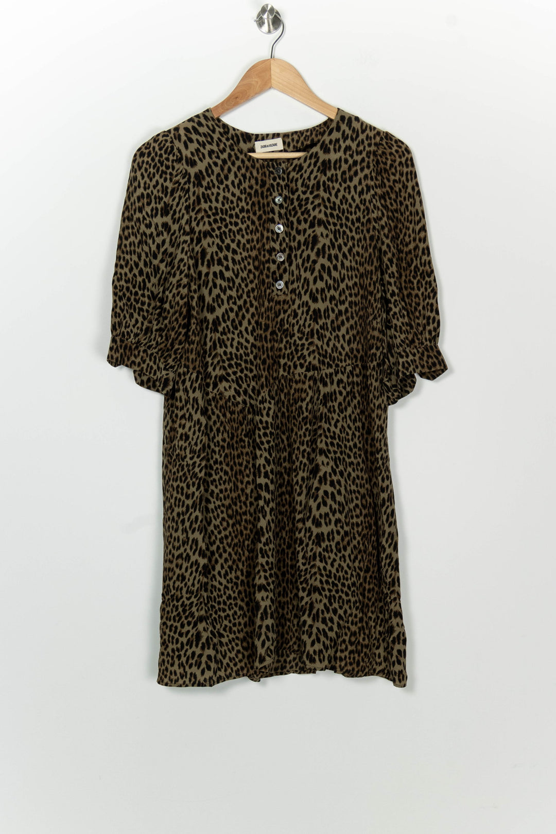 Robe Midi Marron et Noire - Taille L/40 de la marque Zadig&amp;Voltaire | PARAD99840 - Vendu par Paradigme - Image 2