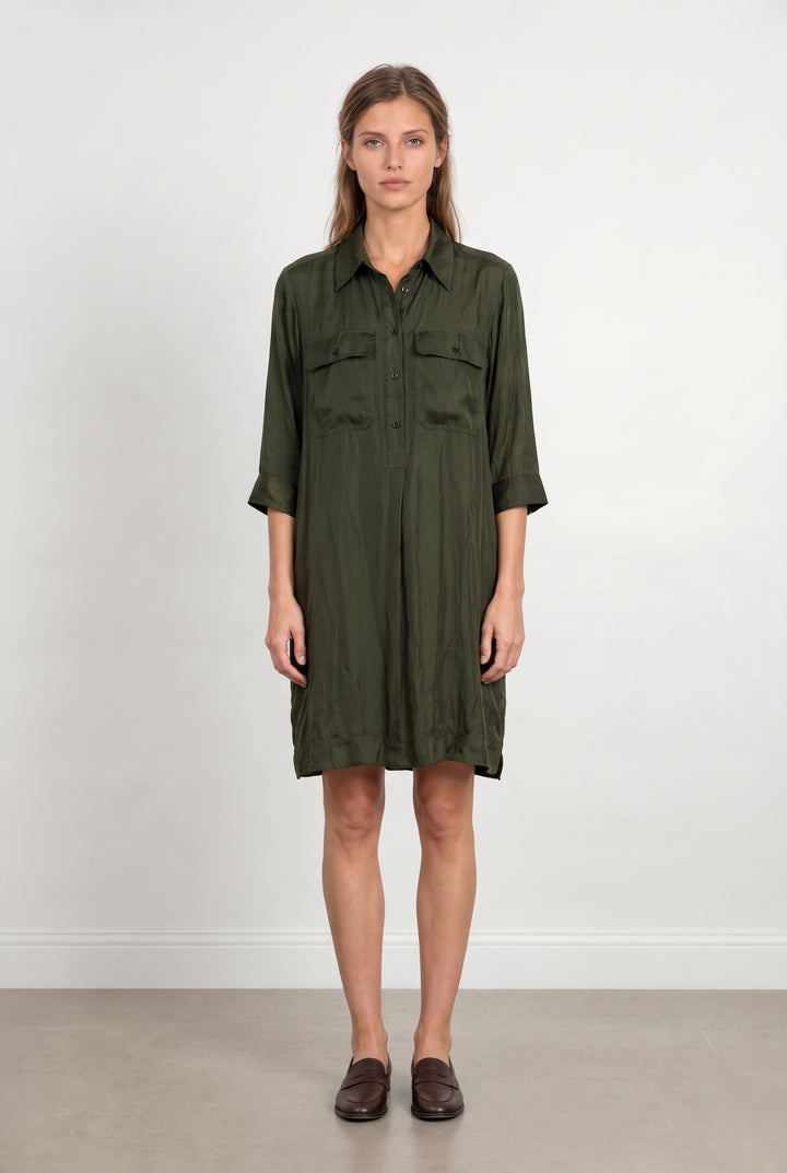 Robe Chemise Verte - Taille M/38 de la marque Zadig&amp;Voltaire | PARAD99841 - Vendu par Paradigme - Image 1