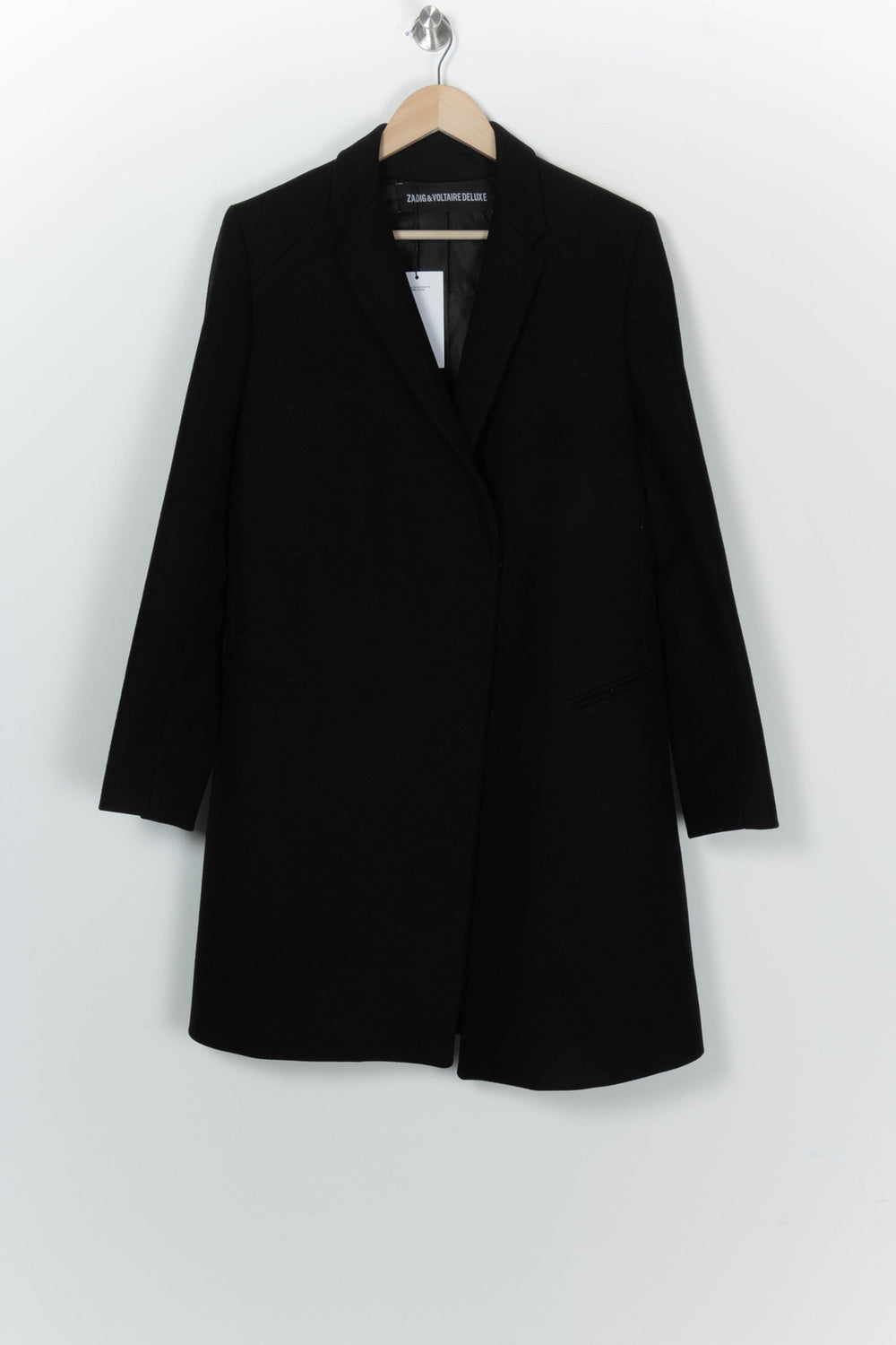 Manteau Noir - Taille L/40 de la marque Zadig&Voltaire | PARAD99842 - Vendu par Paradigme - Image 2