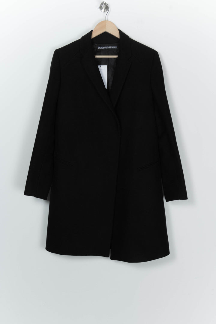 Manteau Noir - Taille L/40 de la marque Zadig&amp;Voltaire | PARAD99842 - Vendu par Paradigme - Image 2