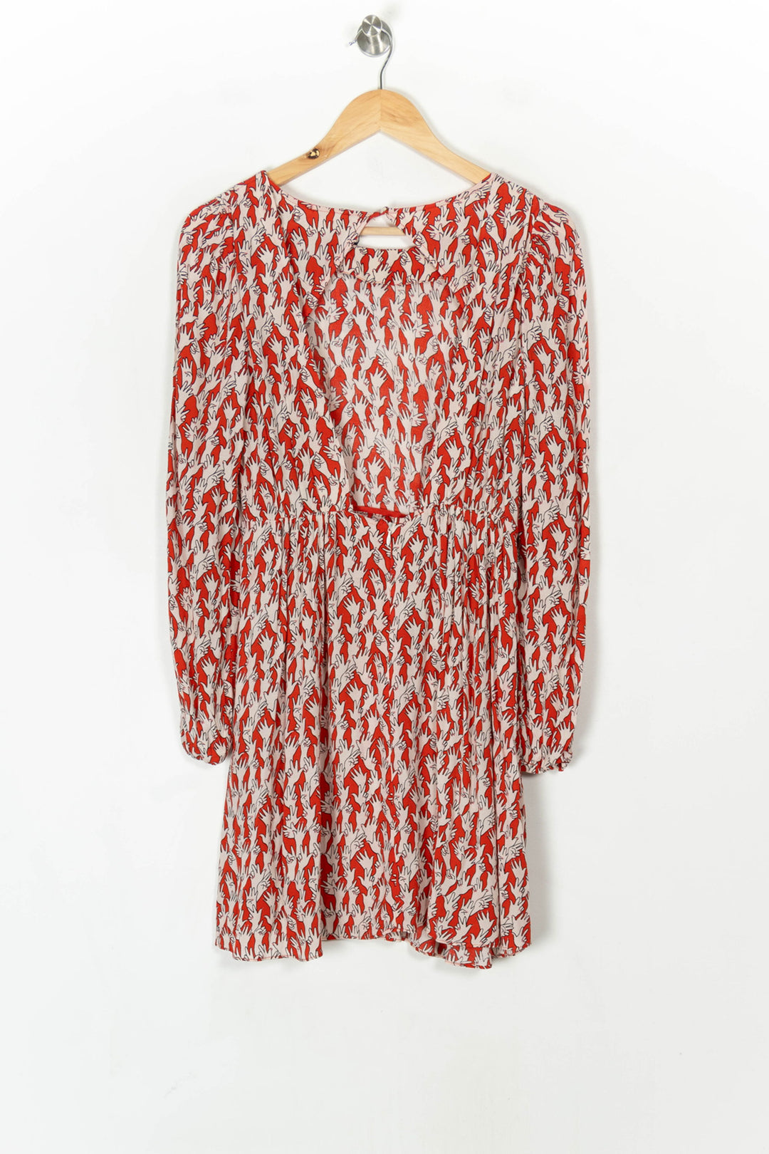 Robe Midi Rouge et Écrue - Taille S/36 de la marque Marie Sixtine | PARAD99866 - Vendu par Paradigme - Image 5