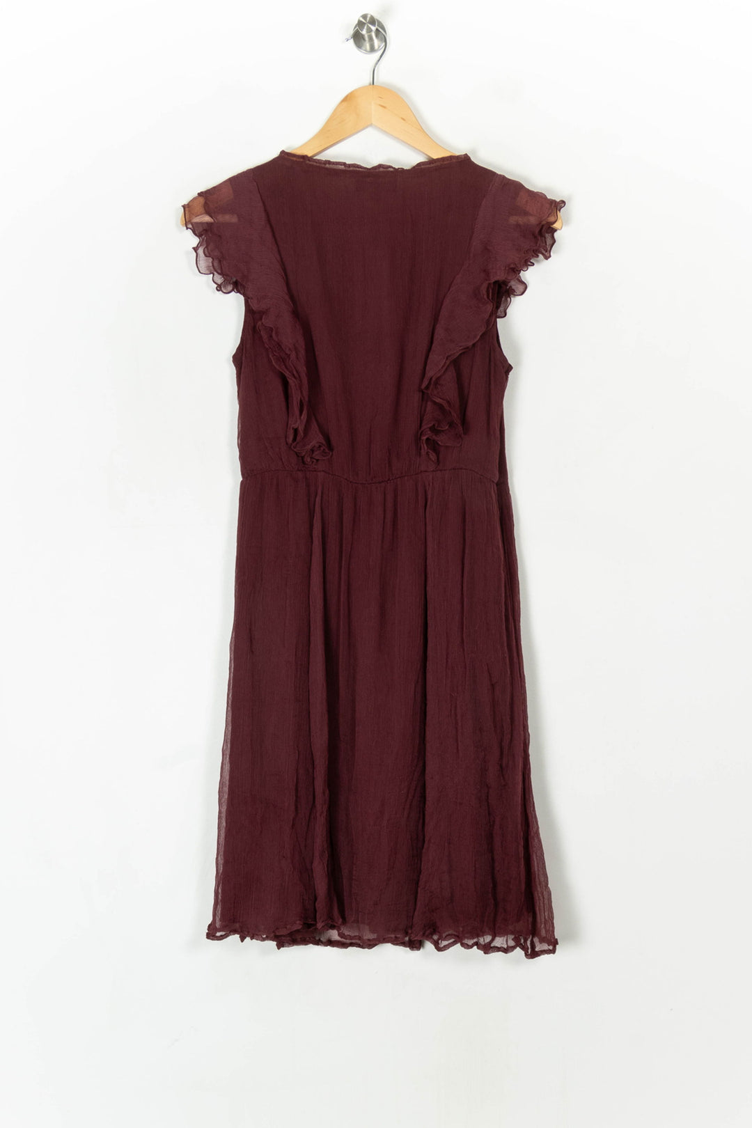 Robe Midi Bordeaux - Taille S/36 de la marque Caroll | PARAD99867 - Vendu par Paradigme - Image 5
