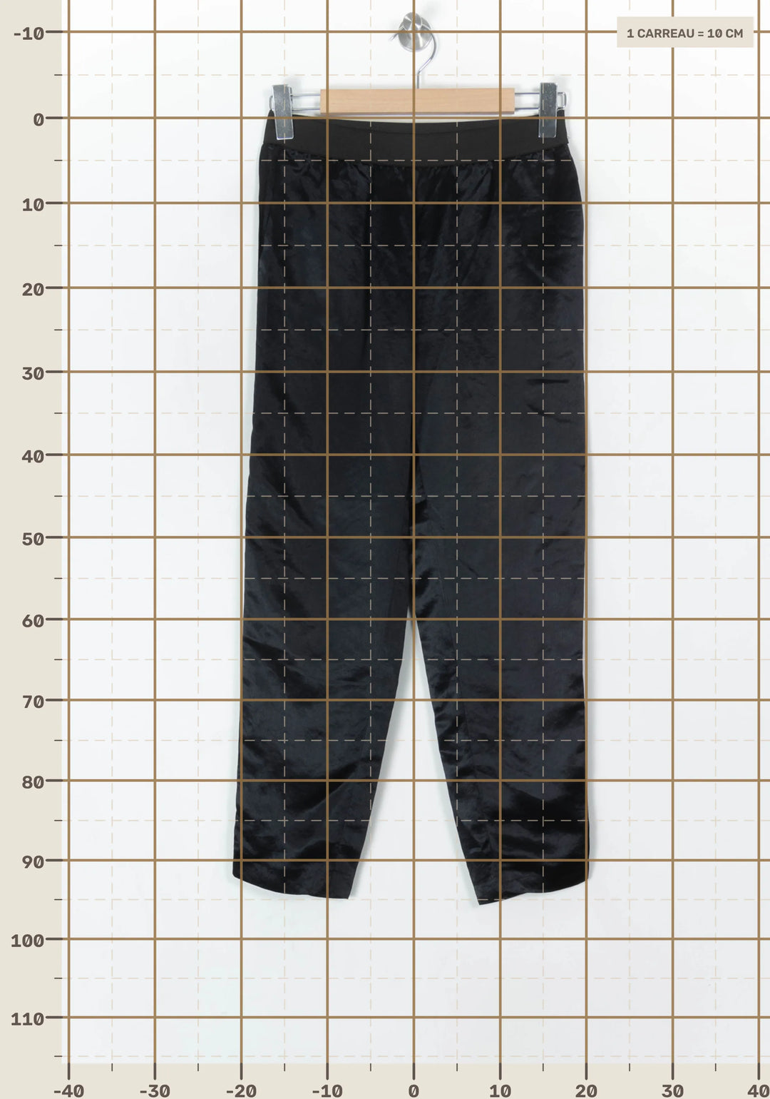 Pantalon Noir - Taille S/36 de la marque Sandro | PARAD99872 - Vendu par Paradigme - Image 4