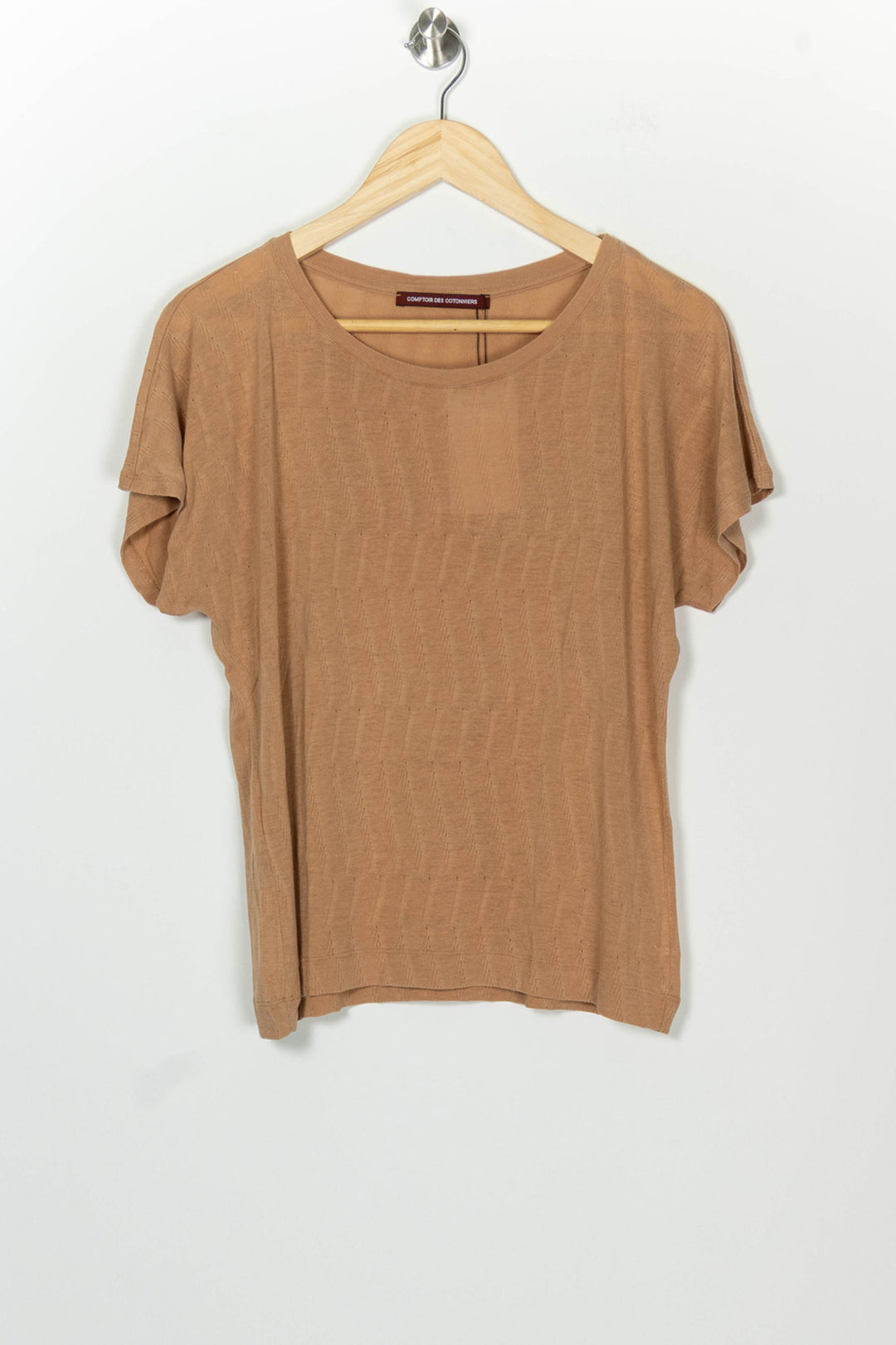 Tee-shirt Beige - Taille S/36 de la marque Comptoir des Cotonniers | PARAD99874 - Vendu par Paradigme - Image 2