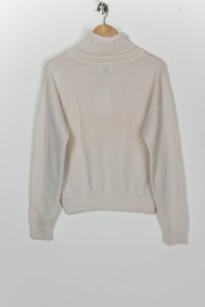 Pull À Col Roulé Blanc - Taille L/40 de la marque Claudie Pierlot | PARAD99935 - Vendu par Paradigme - Image 5
