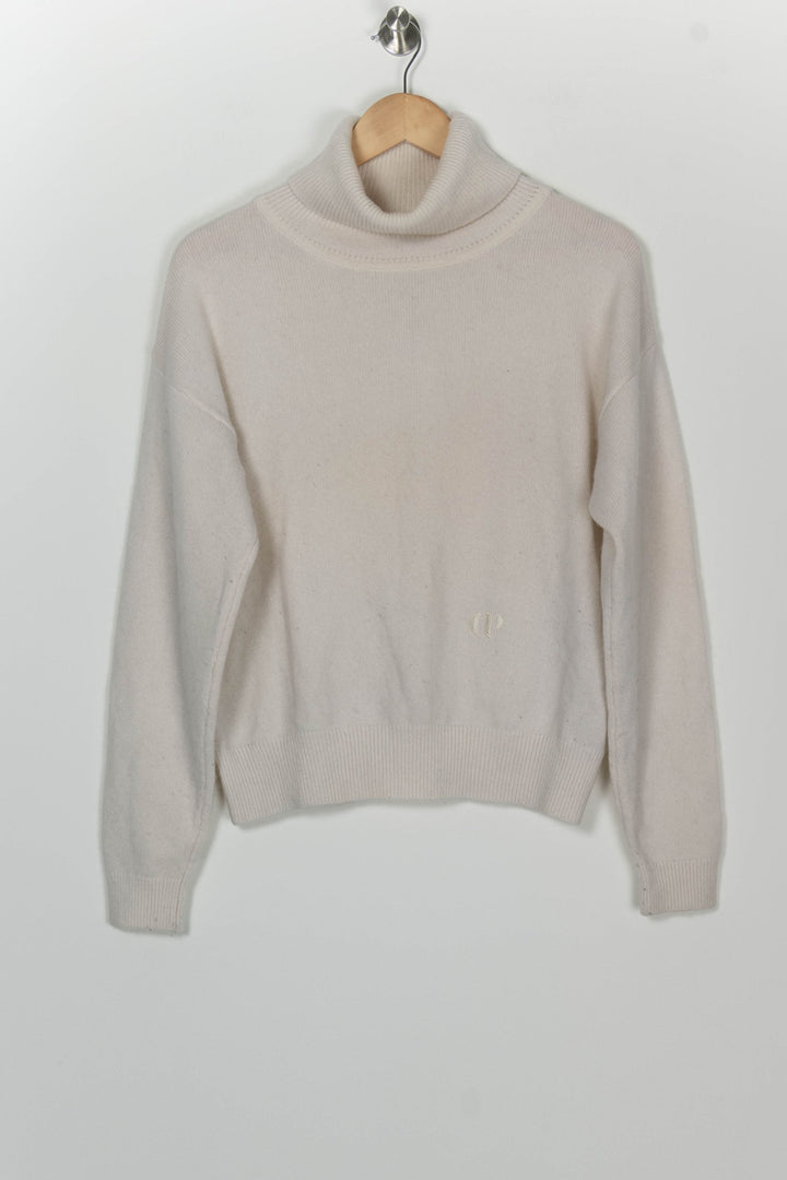 Pull À Col Roulé Blanc - Taille L/40 de la marque Claudie Pierlot | PARAD99935 - Vendu par Paradigme - Image 2