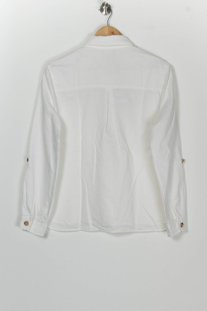 Chemise Blanche - Taille M/38 de la marque Caroll | PARAD99938 - Vendu par Paradigme - Image 5
