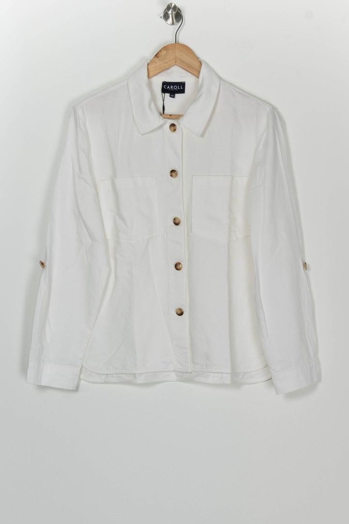 Chemise Blanche - Taille M/38 de la marque Caroll | PARAD99938 - Vendu par Paradigme - Image 2